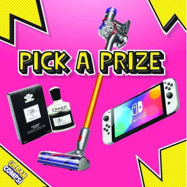 Pick a Prize: 3 to choose from