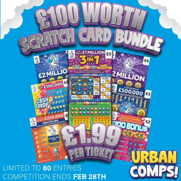 £100 Worth of Scratch Cards