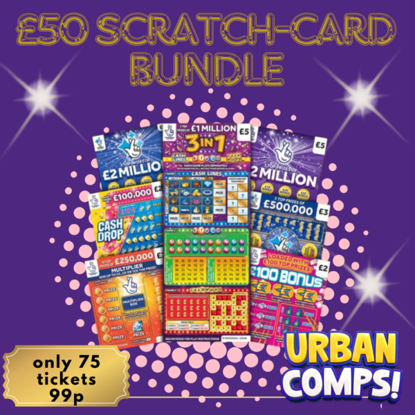 Scratch Cards Bundle £50