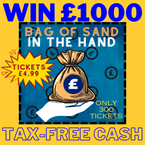 £1000 Bag Of Sand In Your Hand