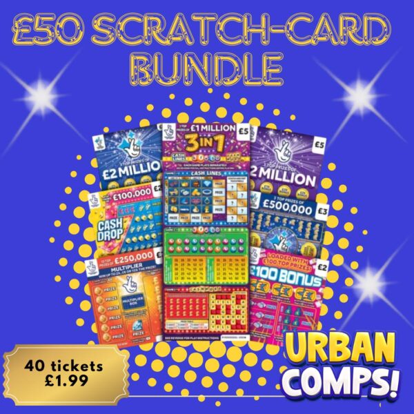 £50 Scratch Card Bundle 22/05